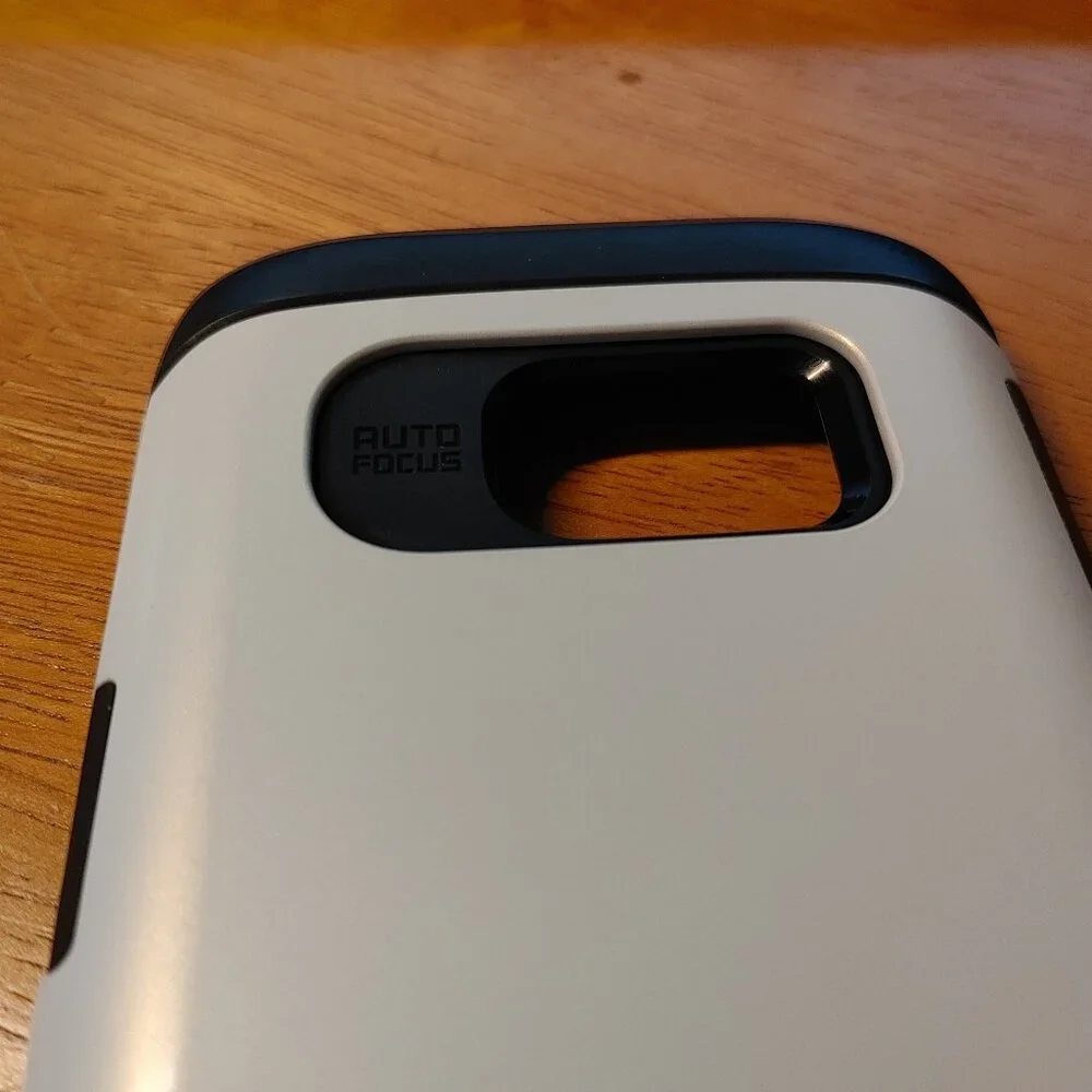 CELL PHONE COVER Spigen Black & White Slim Armour